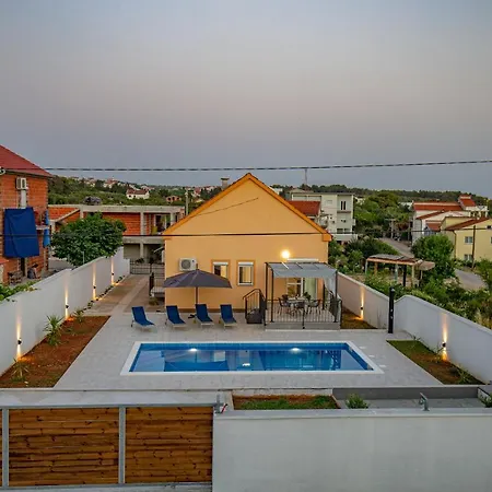 Villa Family And Friends Private Heated Pool With Jacuzzi Zadar Exterior foto